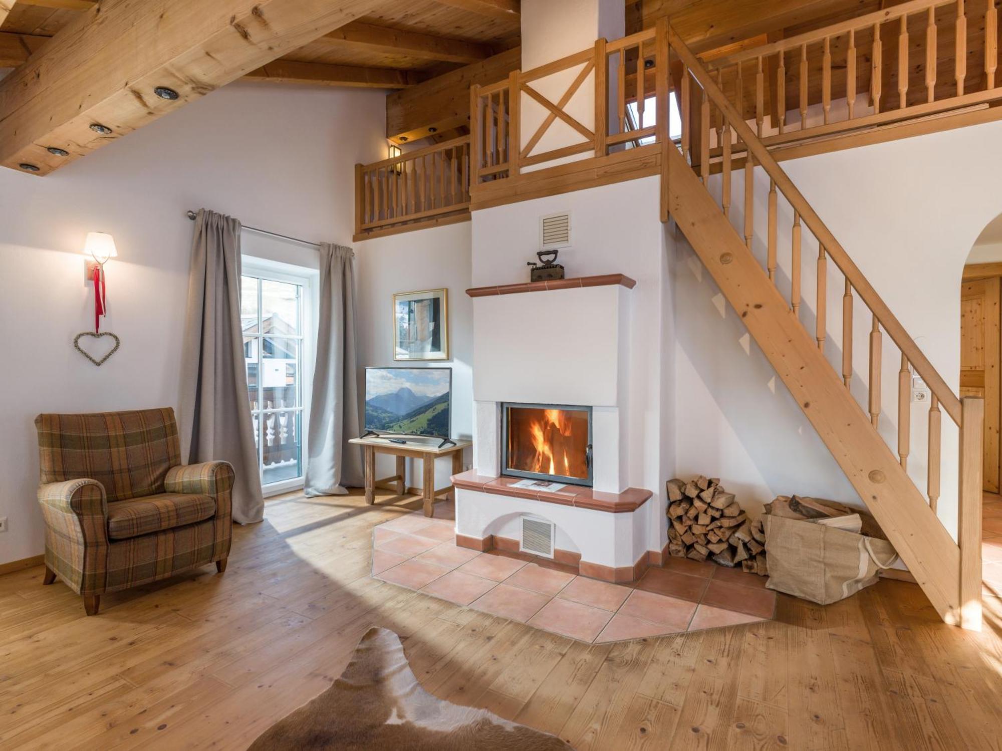 Alpen Glueck Schloessl Unterm Rain Appartement Kirchberg in Tirol Buitenkant foto